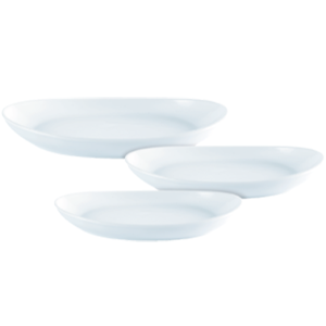 Porcelite Standard Oval Bistro Platters