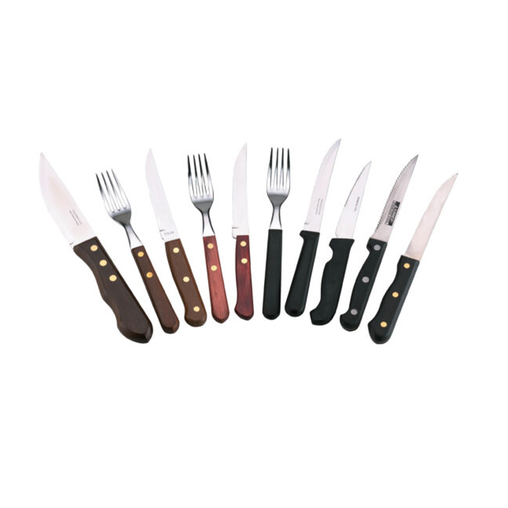 ChefWare Solutions 4 Piece Ceramic Steak Knife Set with Blade Covers