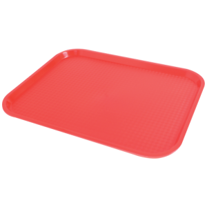 Red Fast Food Trays